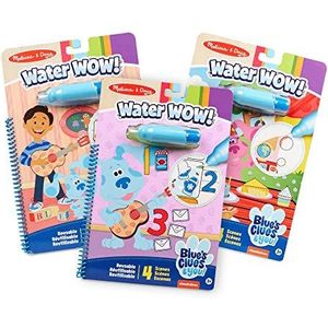 Melissa & Doug Blues Clues & You! Water WOW!! Set van 3 reisboeken | Activiteitenblok | 3+ | Cadeau voor jongens of meisjes