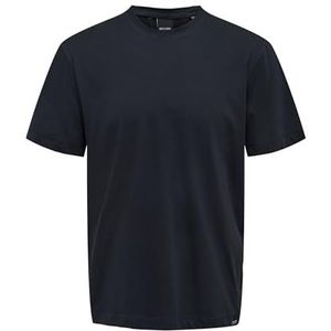ONLY & SONS Onsmax Life Reg SS Stitch Tee Noos T-shirt voor heren, Navy Blauw