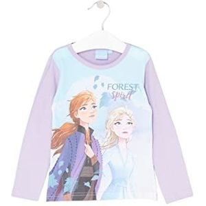 Disney T-shirt De ijskoningin voor meisjes, Paars.