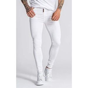 Gianni Kavanagh White Core Skinny Jeans voor heren, wit, M, Wit.