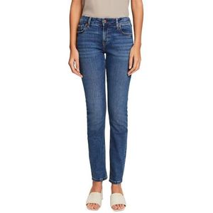 ESPRIT Jeansbroek voor dames, 902/medium wash blauw, 24W/30L, 902 / medium gewassen blauw