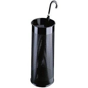 Durable 335001 Parapluhouder met perforaties 28,5 liter, hoogte 62 cm, metaal, zwart