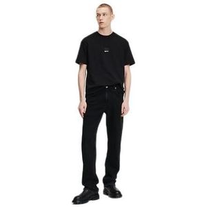 KARL LAGERFELD JEANS Jean droit en denim pour homme, Noir délavé, 33W / 32L