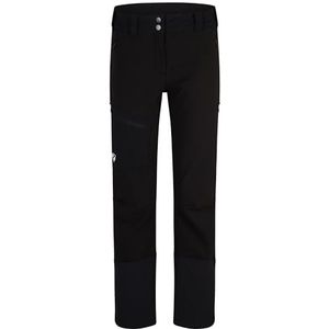 Ziener Pantalon softshell hybride NOLANE pour femme | Ski Tour, coupe-vent, élastique, fonctionnel, noir, 44