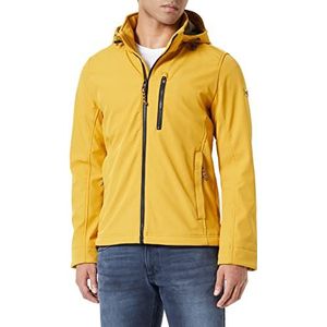 camel active Herenjas met losse pasvorm, Mosterd