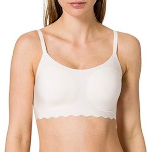 Sloggi Zero Feel Wavy Top damesbeha, Angora (stad)