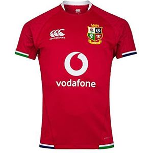 Canterbury Rugby-shirt voor heren, UK-leeuwen-design, rood (tango red)