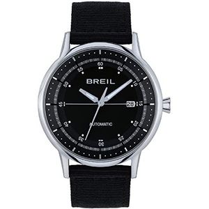 Breil - SIX.3.Nine herenhorloge van staal, zwart, één maat, armband, zwart., Armband