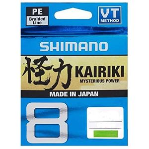 SHIMANO Kairiki 8, 150 meter, Mantis groen, 0,190 mm/12,0 kg, gevlochten vislijn, 59WPLA58R04