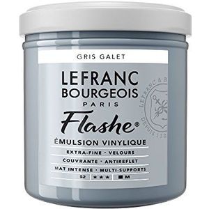 Lefranc Bourgeois Flashe Acrylpot, 125 ml, kiezelgrijs