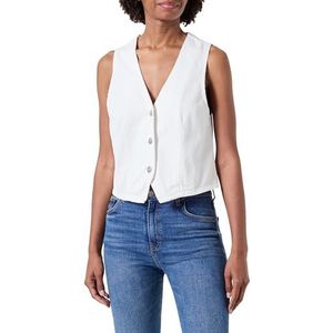 PIECES Pcsky Vest Jeansvest voor dames, Cloud Danser