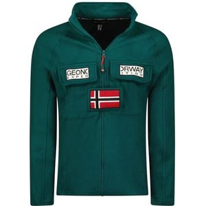 Geographical Norway Tantouna_men_fz sweatshirt heren, Donkergroen