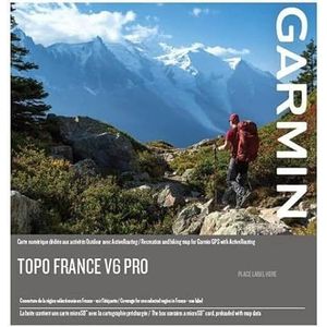 Garmin TOPO France v6 Pro, mounts microSD/SD-kaart