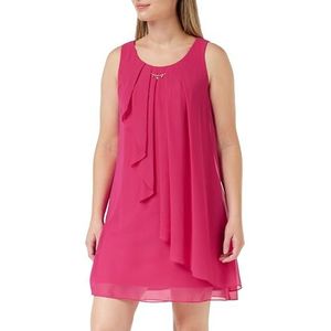 Gina Bacconi Robe de cocktail pour femme avec strass, fuchsia, 46