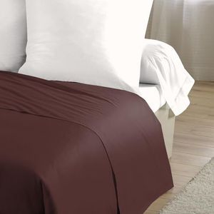 Bedlaken, 180 x 290 cm, chocoladebruin
