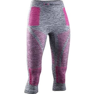 X-Bionic Energy Accumulator 3/4 broek voor dames, melange, G144 grijs gemêleerd/roze