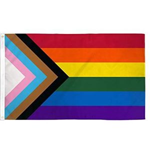 AZ FLAG LGBT vlag regenboog, 150 x 90 cm, vlag met trots, regenboog, 90 x 150 cm