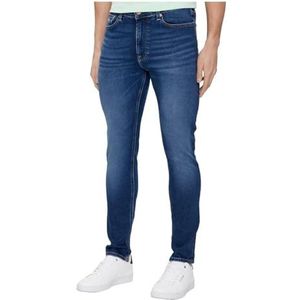 Tommy Hilfiger Simon Skny Ah1254 Jeansbroek voor heren, Donkere denim