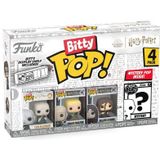 Funko Bitty Pop! Harry Potter - Lord Voldemort™, Draco Malfoy™ (Zwerkbal™), Bellatrix Lestrange™ en een mysterieus minifiguur als verrassing, 2,2 cm verzamelbaar, stapelbaar rek inbegrepen