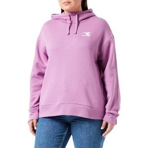 Diadora L.hoodie Slit damessweatshirt (1 stuk), Paars (Mulberry)