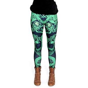 cosey Cthulhu Monster kleurrijke bedrukte Halloween-leggings voor dames, eenheidsmaat, Cthulhu Monster