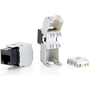 Equip 769211 - Set 8 eenheden Conector vrouwelijk RJ45, UTP, Cat 6, Keystone Tool Free