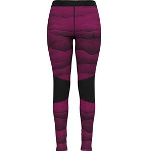 Odlo Whistler Eco Baselayer onderbroek voor dames, fuchsia-festival, zwart, M, Fuchsia Festival – zwart