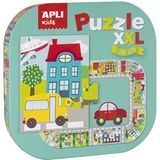 Apli Kids 16578 reuzenpuzzel met 20 delen Xxl ""Circuit La City