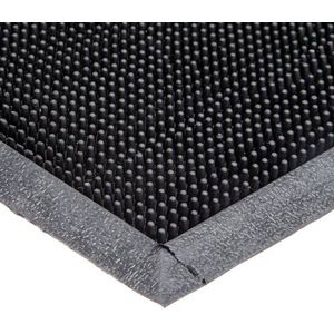 Durable Corporation 396S1624BK rubberen mat voor de entree, robuust, 40,6 x 61 x 1,5 cm, zwart