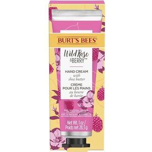 Burt's Bees Zeer droge handcrème, wilde rozen en bessen, hydraterende handverzorging met voedende sheaboter, 28,3 g
