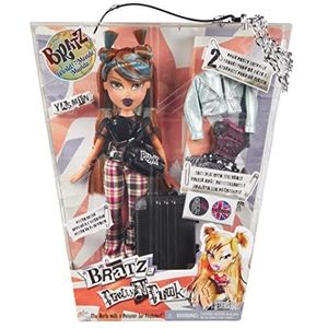 Bratz Pretty 'N' Punk modepop - YASMIN - heruitgave van twee poppen met bijpassende outfits, gepersonaliseerde koffer en grappige accessoires - vanaf 6 jaar