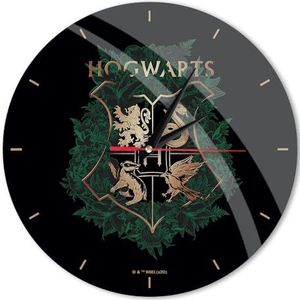 ERT GROUP Origineel en officieel gelicentieerd Harry Potter, stille wandklok glanzend, Harry Potter motief 019 uniek design, geschilderde metalen wijzers, 30,5 cm (12 inch)