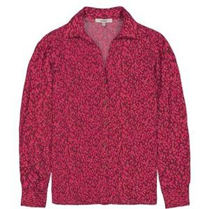 Garcia Damesblouse met lange mouwen, Kers roze