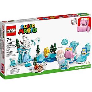 LEGO Super Mario 71417 Morsinet-avontuur in de sneeuw uitbreidingsset, speelgoed voor kinderen om te combineren met starterspakket en bevriezingsfiguren