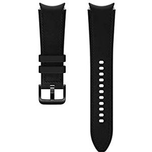 Samsung ET-SHR89 Hybride lederen armband (20 mm, M/L) voor Galaxy Watch4 Series zwart, maat L