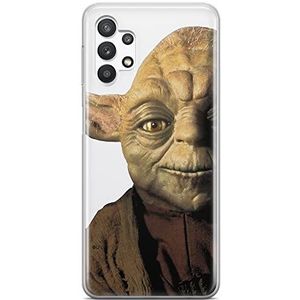 ERT GROUP Originele en officieel gelicentieerde Star Wars Yoda 004 beschermhoes voor Samsung A32 5G, perfect aangepast aan de vorm van de mobiele telefoon, gedeeltelijk transparant
