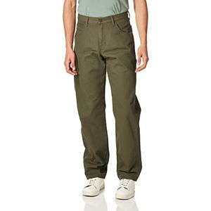 Dickies Twill-broek, rekbaar, voorzijde, smalle pasvorm op het lichaam, jeans voor heren, Groen schuim.