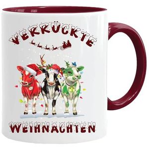 Mok met spreuk | kerstgek | koeienmok | grappig cadeau | koffiemok | afscheid Collegin | kerstmok | zustercadeau | grappige mok