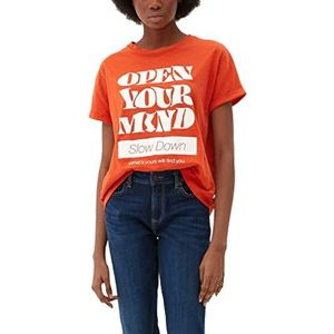 Q/S designed by Shirt met korte mouwen voor oranje, L, Oranje