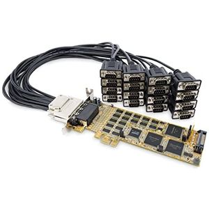 StarTech.com 16-poorts PCI Express-kaart DB9 RS232 seriële adapter - low-profile high-speed PCIe seriële adapter (PEX16S550LP)