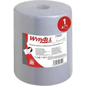 WypAll Afveegmachines voor onderhoud en onderhoud 7301 Maxi Spoel - Extra groot L20-1 blauwe afveegspoel x 500 dweilen (in totaal 500)