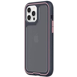 Griffin Survivor Extreme beschermhoes voor mobiele telefoons, 17 cm (6,7 inch), marineblauw, roze