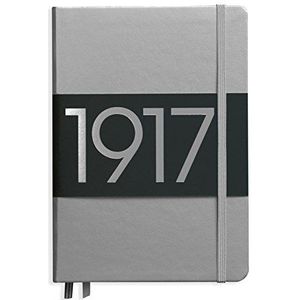 LEUCHTTURM1917 355520 notitieboek hardcover A5 251 pagina's genummerd zilver