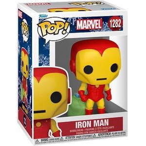 Funko Pop! Marvel: Holiday - Iron Man with Bag - Vinyl figuur om te verzamelen - Cadeau-idee - Officiële producten - Speelgoed voor Kinderen en Volwassenen - Movies Fans