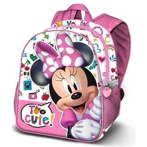 Disney Minnie Mouse Too Cute-Basic rugzak, roze, 31 x 39 cm, inhoud 18,2 l, roze, één maat, basic rugzak te schattig, Roze, Basic rugzak te schattig