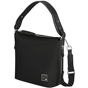 Samsonite Essentially Karissa transporttas, zwart, maat S, 27 cm, zwart (black), messenger-tassen, Zwart, Messenger Bags
