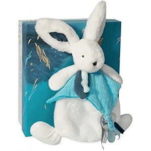 Doudou et Compagnie Happy Pop-Doudou Pompon Pauw, DC3745, wit