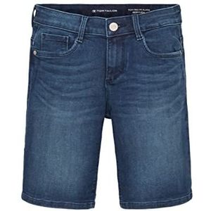 TOM TAILOR 1035746 bermuda jeans shorts dames, 10282 - Dark Stone Wash Denim