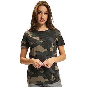 Brandit Army Dames Bundeswehr T-shirt, Donker camouflagepatroon