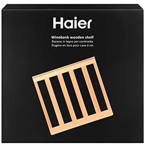 Haier Houten plank voor wijnkelder, maximale opslagcapaciteit, elegant en kwaliteit, origineel Haier accessoire, 417 x 390 x 19 mm